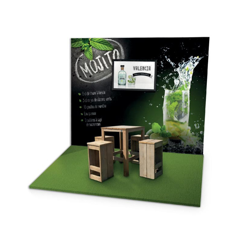 Stand feria 9mts - 3x3m