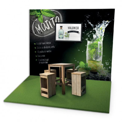 Stand feria 9mts - 3x3m